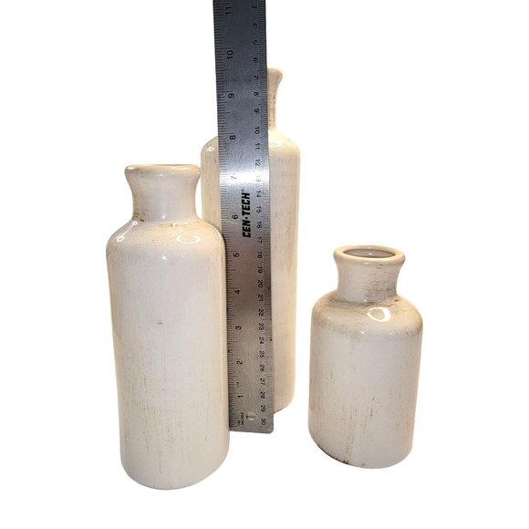 Sullivans Ceramic Vases Set Of 3 Bottle Vases No C2333 Multi Accent Decor - Picture 4 of 5